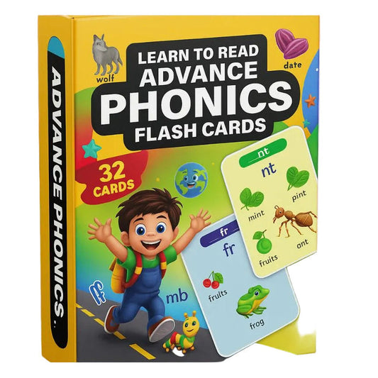 Advance Phonics Consonant Flash Cards