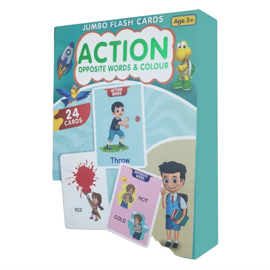 Jumbo Action Flash Cards (24 cards)