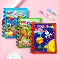 2 in 1 Kids Learning Deal (Water Magic Book + Magical Watercolor Book of 12 Pages)