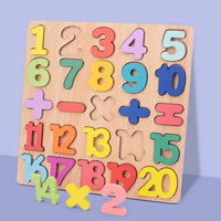 4 IN 1 Wooden Alphabet | Letters/Numbers/Shapes for Kids